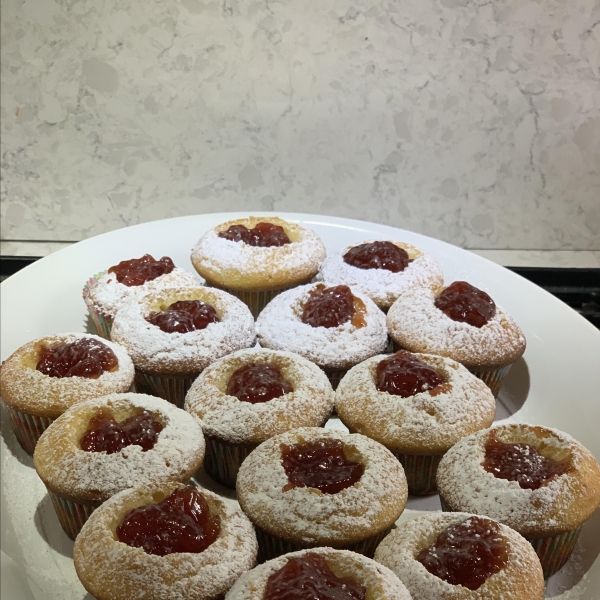 Jelly Doughnut Cupcakes