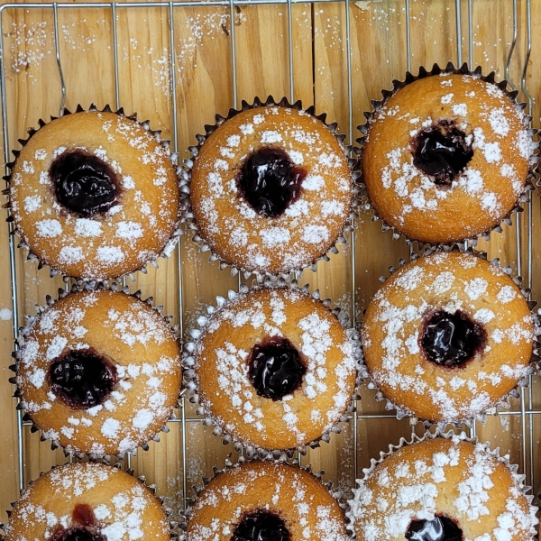 Jelly Doughnut Cupcakes