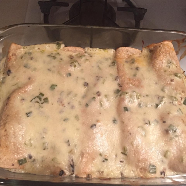 Green Chicken Enchiladas