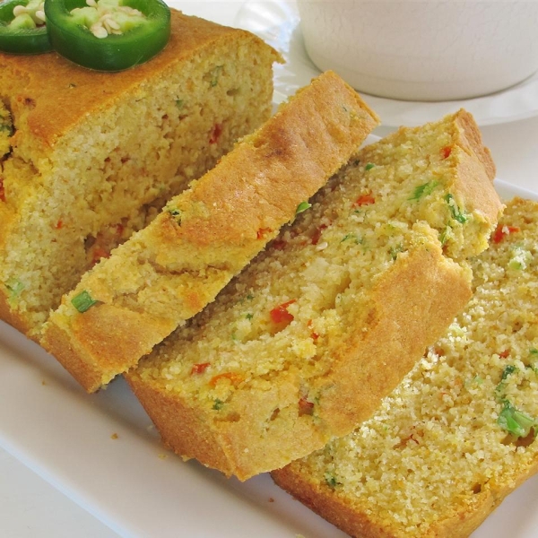 Jalapeno Green Onion Ale Corn Bread