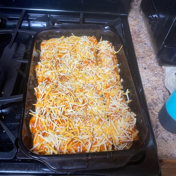 Bacon-Ranch Chicken Enchiladas