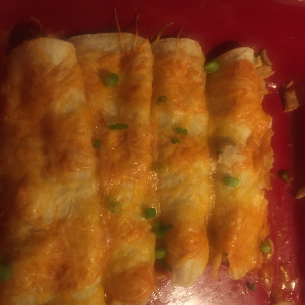 Bacon-Ranch Chicken Enchiladas