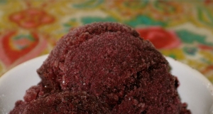 Pink Grapefruit Blueberry Sorbet