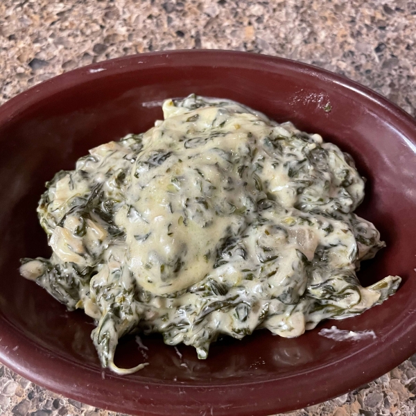 Cheesy Creamed Spinach