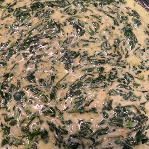 Cheesy Creamed Spinach