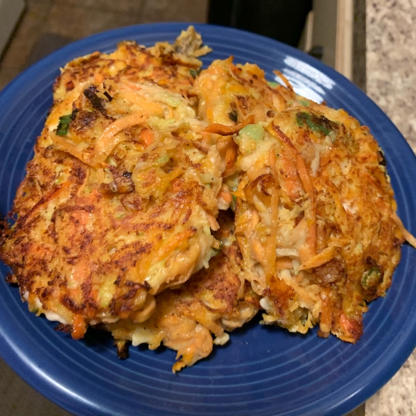 Vegetable and Feta Latkes