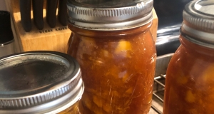 Peach Jam with Amaretto Liqueur