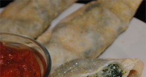 Quick Spinach-Ricotta Calzones