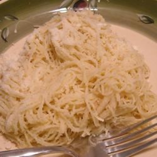 Fried Garlic Pasta