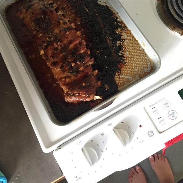 Baked Maple Glazed Ribs