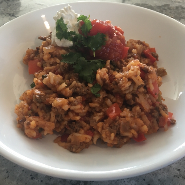 Spicy American Spanish Rice