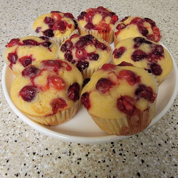 Easy Cranberry Orange Muffins