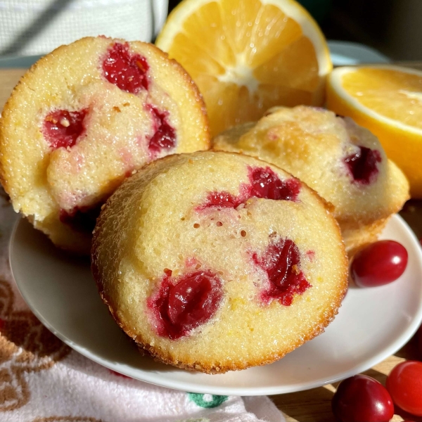 Easy Cranberry Orange Muffins