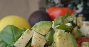 Insalata Caprese with Avocado