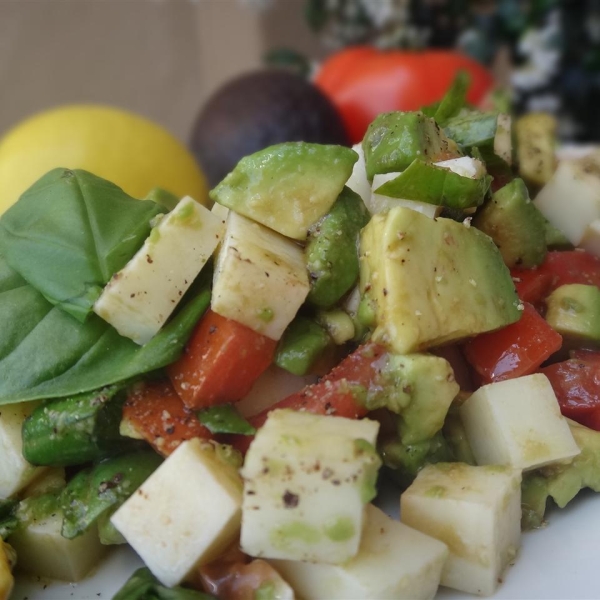 Insalata Caprese with Avocado