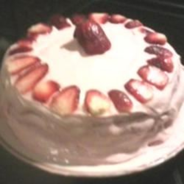 Strawberry Cake with Cream Cheese Frosting