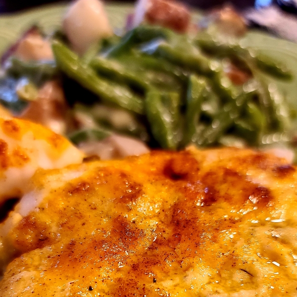 Garlic Parmesan Orange Roughy