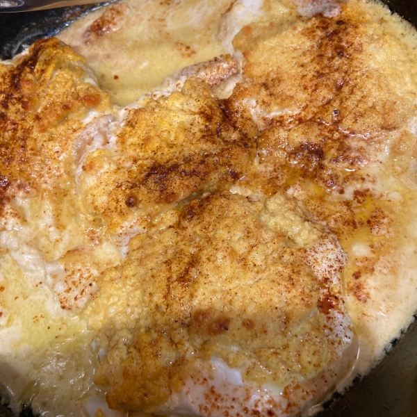 Garlic Parmesan Orange Roughy