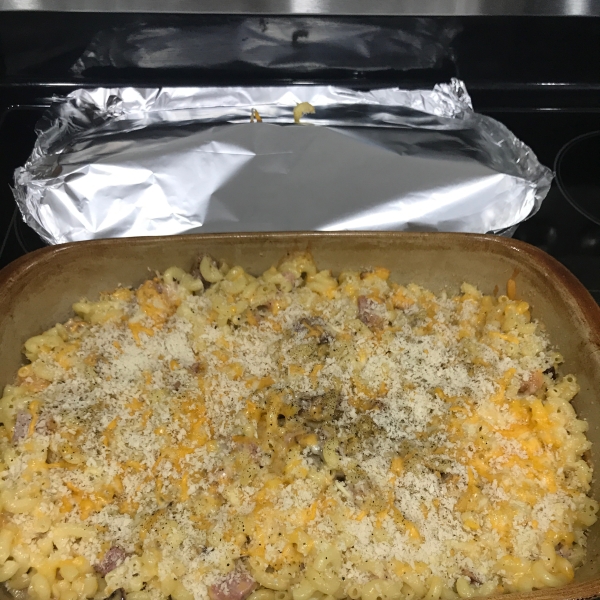 Ham and Cheese Pasta Casserole
