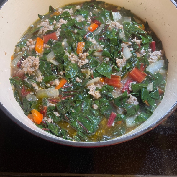 Tuscan Sausage and Chard Soup