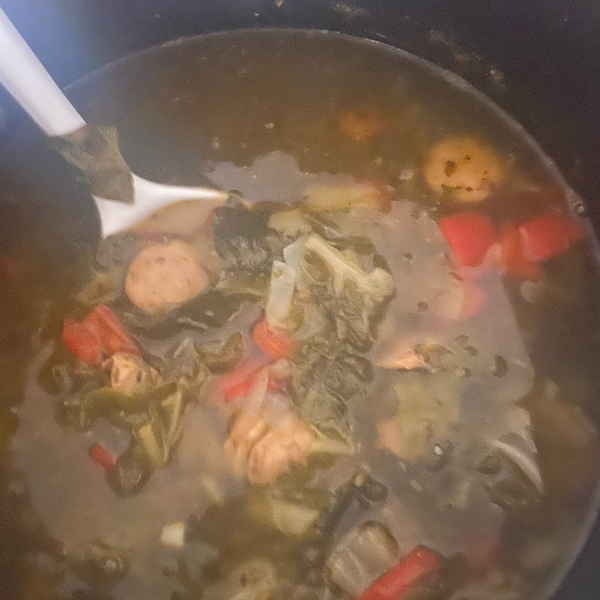 Tuscan Sausage and Chard Soup