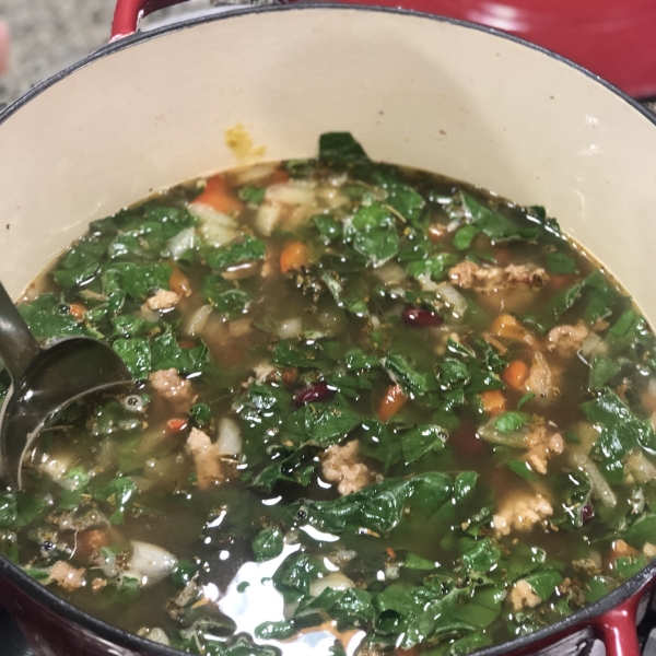 Tuscan Sausage and Chard Soup