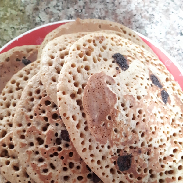 Oatmeal Chocolate Chip Pancakes