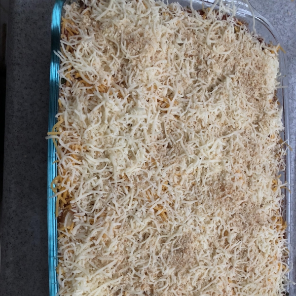 Cheryl's Spinach Cheesy Pasta Casserole