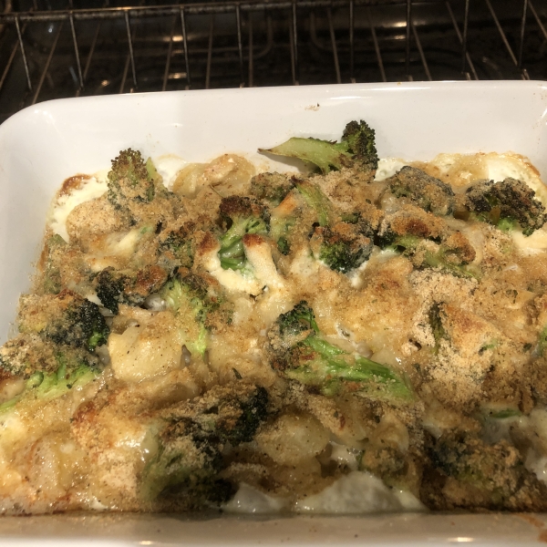 Brie and Asparagus Pasta Casserole