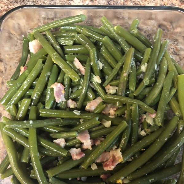 Bacon-Garlic Green Beans