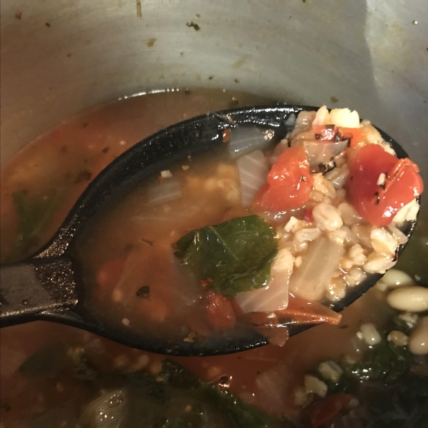 Rustic Italian Soup with Farro