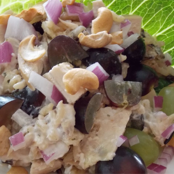 Chicken, Grape, and Rice Salad