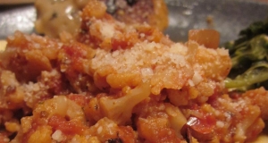 Spaghetti Sauce with Cauliflower