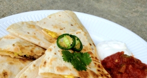 Spicy Breakfast Quesadillas