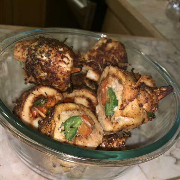 Mexican-Style Air Fryer Stuffed Chicken Breasts