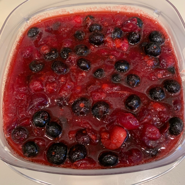 Blue Cranberry Sauce