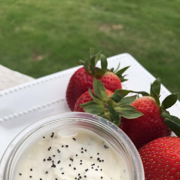 Poppy Seed Fruit Dip