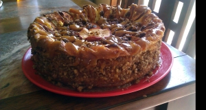 Caramel-Apple-Walnut Cheesecake