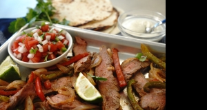 Sheet Pan Beef Fajitas