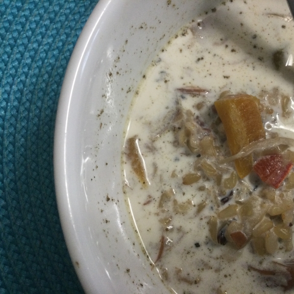 Smoked Turkey Wild Rice Soup