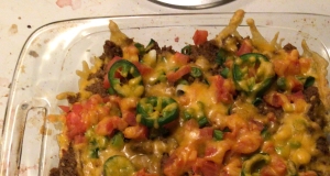 Turkey Nacho Bake