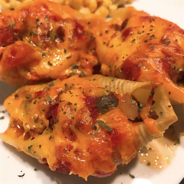 Mexican Stuffed Shells with Turkey