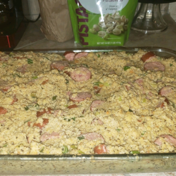 Creole Cornbread Stuffing