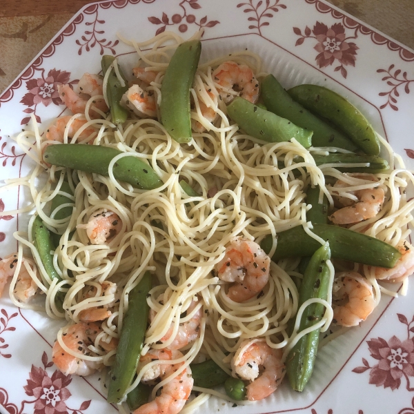 Shrimp and Sugar Snap Peas