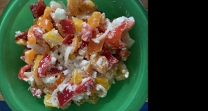 Bell Pepper, Tomato, and Feta Salad