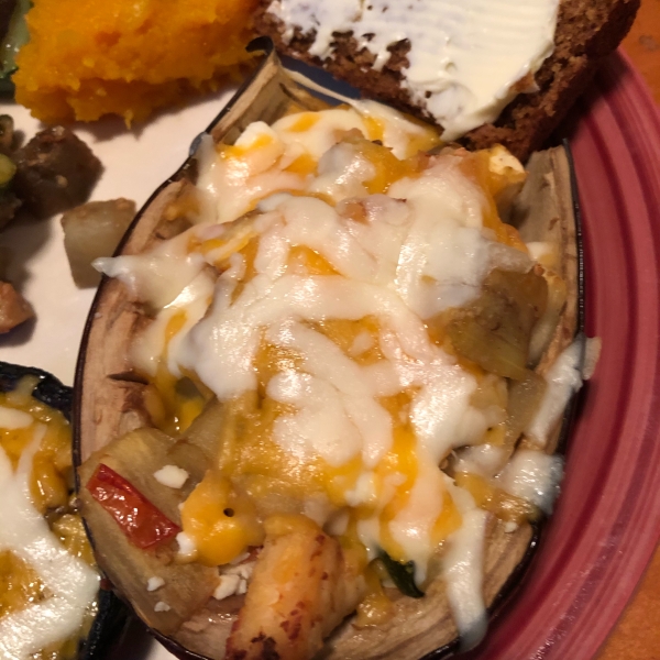 Aunt Eileen's Stuffed Eggplant