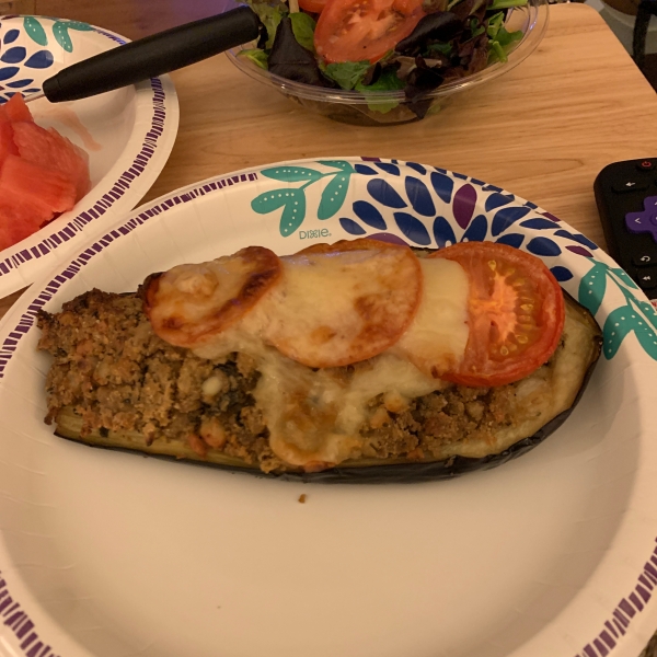 Aunt Eileen's Stuffed Eggplant