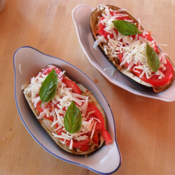 Aunt Eileen's Stuffed Eggplant