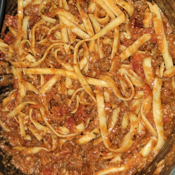 One-Pot Spaghetti with Meat Sauce