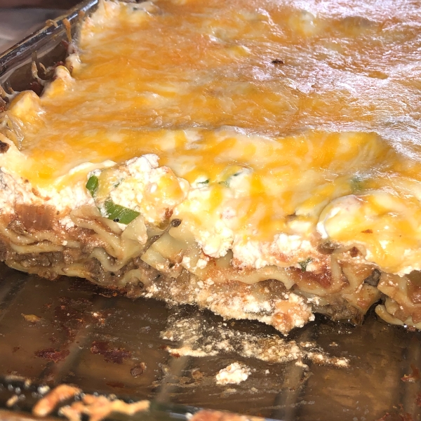 Mexican Lasagna with Noodles